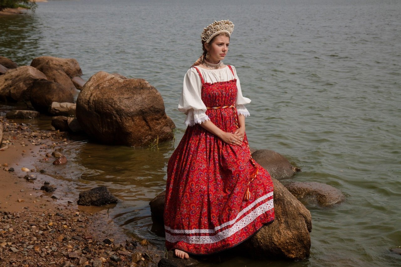 Women in Slavic costumes in Ciudad Juarez