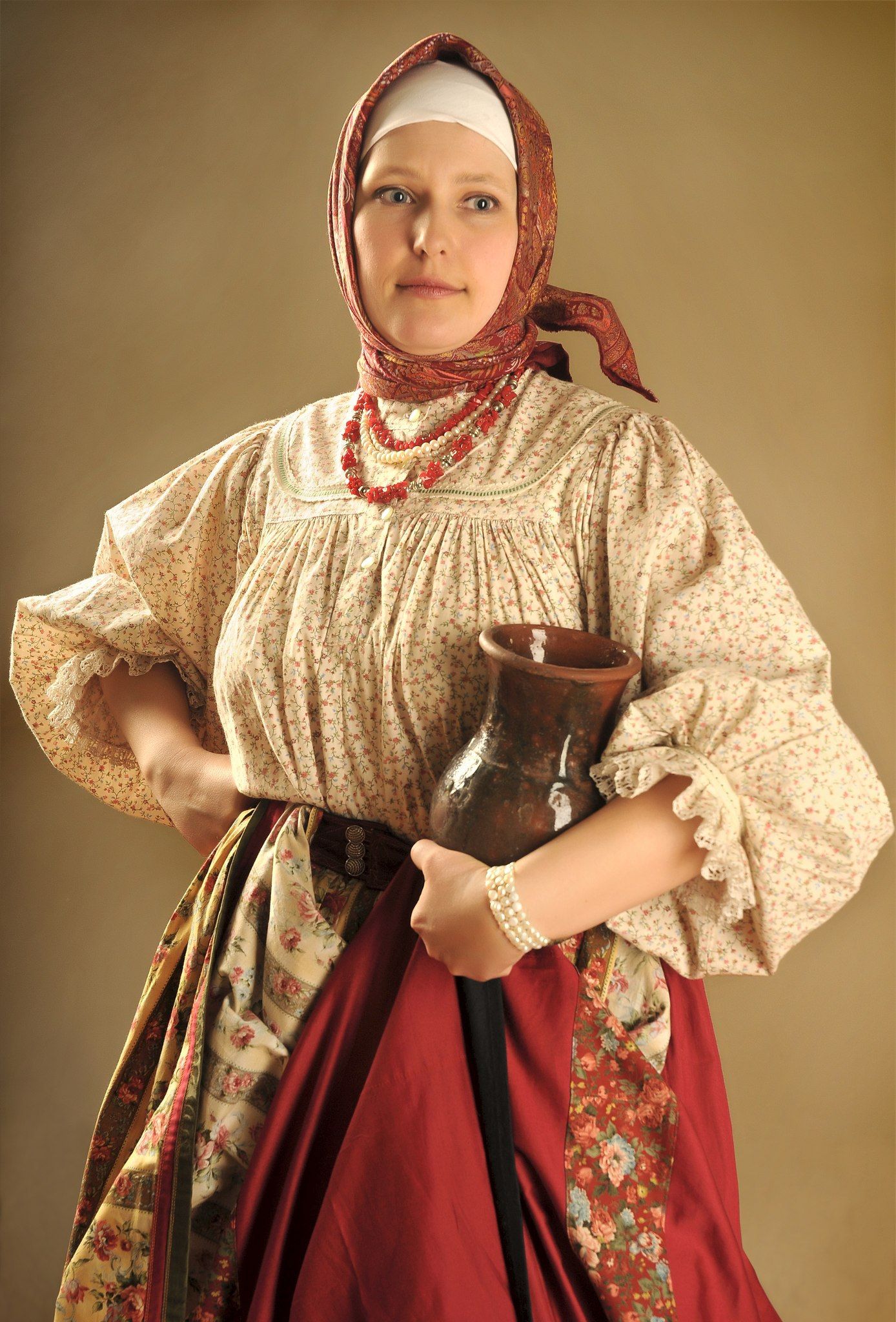 Girls in Slavic costumes in Ciudad Juarez